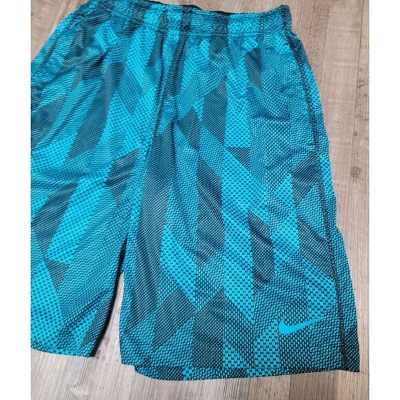 Nike Dri-Fit Basketball Workout Shorts Blue & Black Mens Size S - Picture 3 of 7